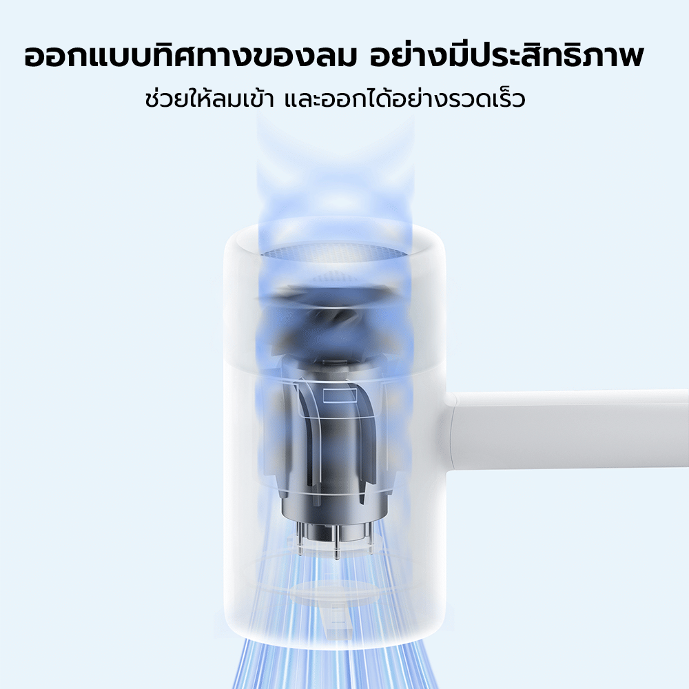 พัดลมเจ็ทพกพา CUKTECH BF01 สีม่วง แบบ USB-A_5